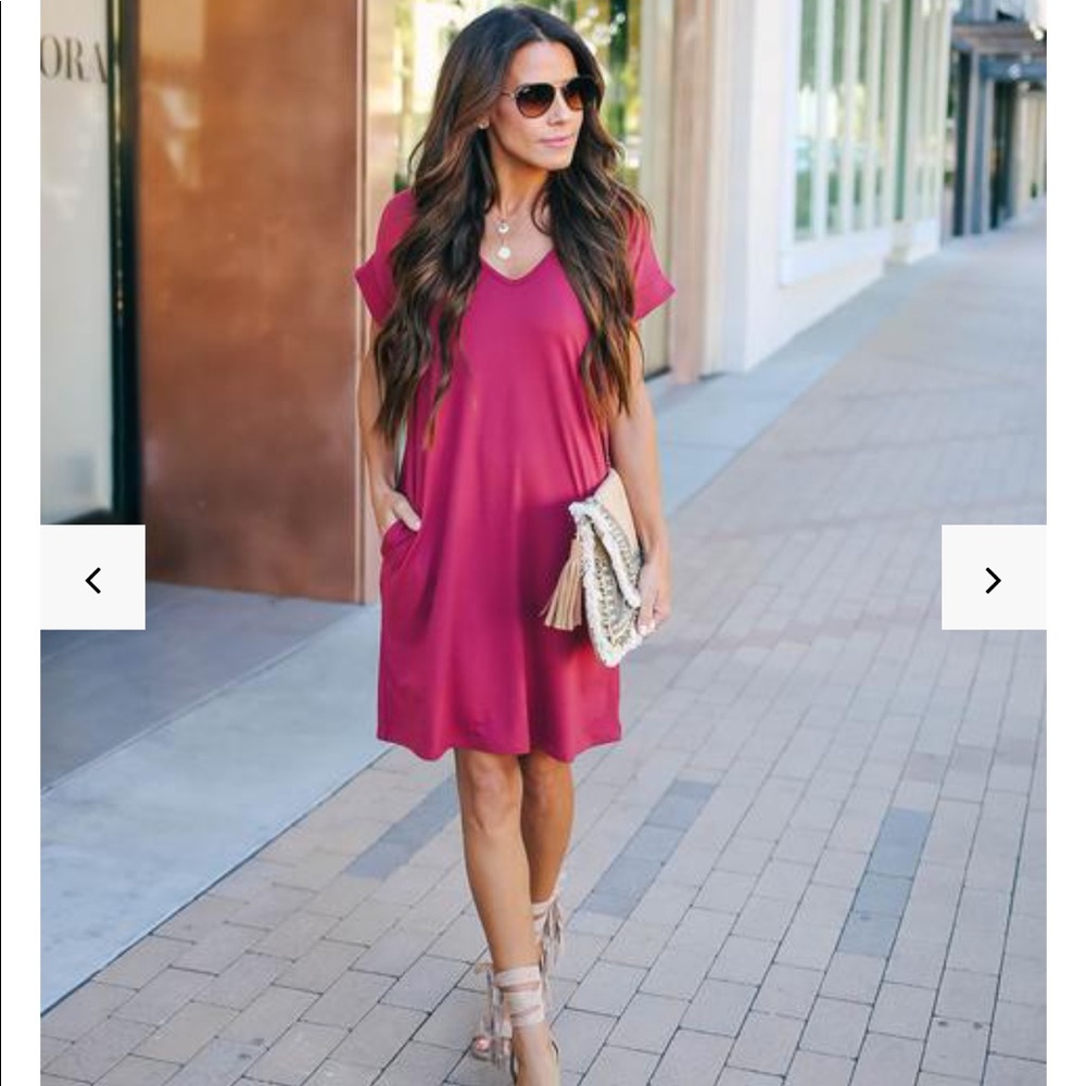 Pocketed T-Shirt Dress -New With Tags!